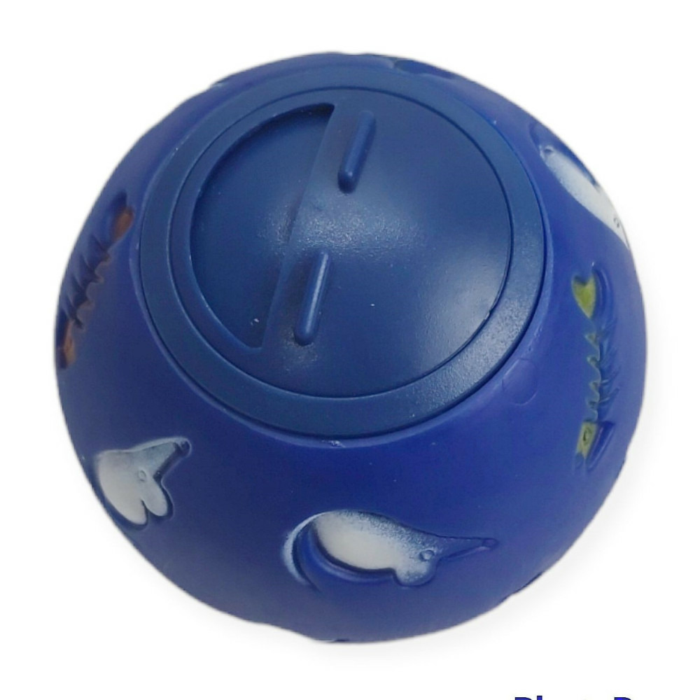 Balle distributrice de friandises pour chats ø 7. 5 cm, bleu
