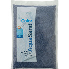 Sable décoratif 2-3 mm aqua sand bleu outremer 1kg pour aquarium.