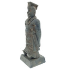 Statuette guerrier chinois qin 3 l, hauteur 14.5 cm, décoration aquarium