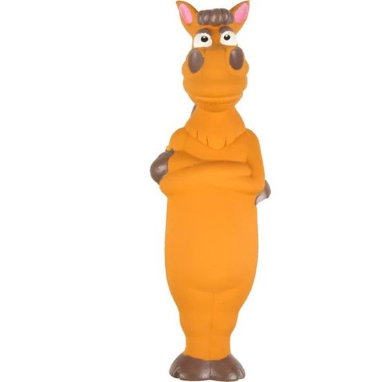 Jouet cheval avec son pour chien, 21cm.