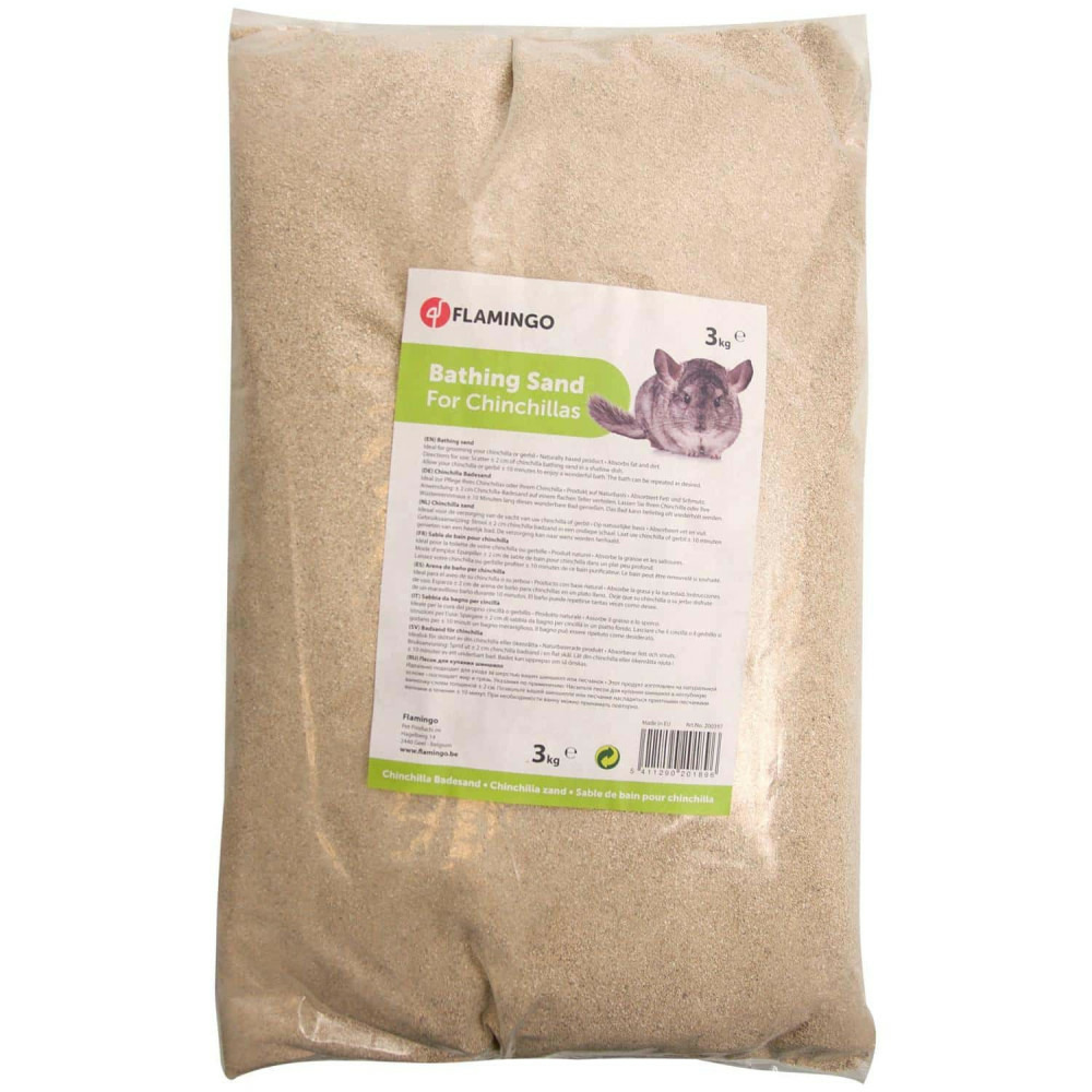 Sable de bain pour chinchilla 3 kg.