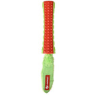 Stick + queue en peluche rouge- vert 37 cm jouet pour chien