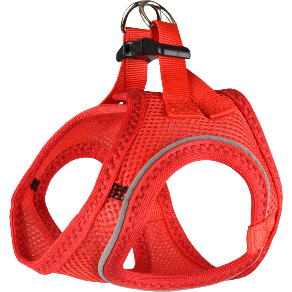 Harnais bento rouge xs pour petit chien type yorkshire