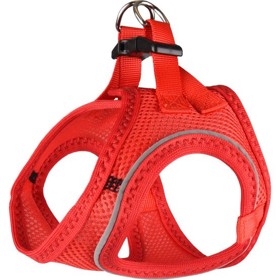 Harnais bento rouge xs pour petit chien type yorkshire