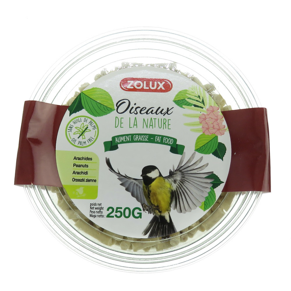 Granules avec arachides, birdy cup 250 g pour oiseaux