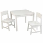 Ensemble de table et chaises en bois pour enfants blanc 21201