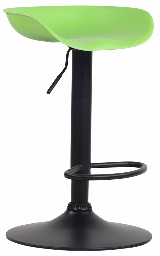 Tabouret de bar anaheim plastique noir
