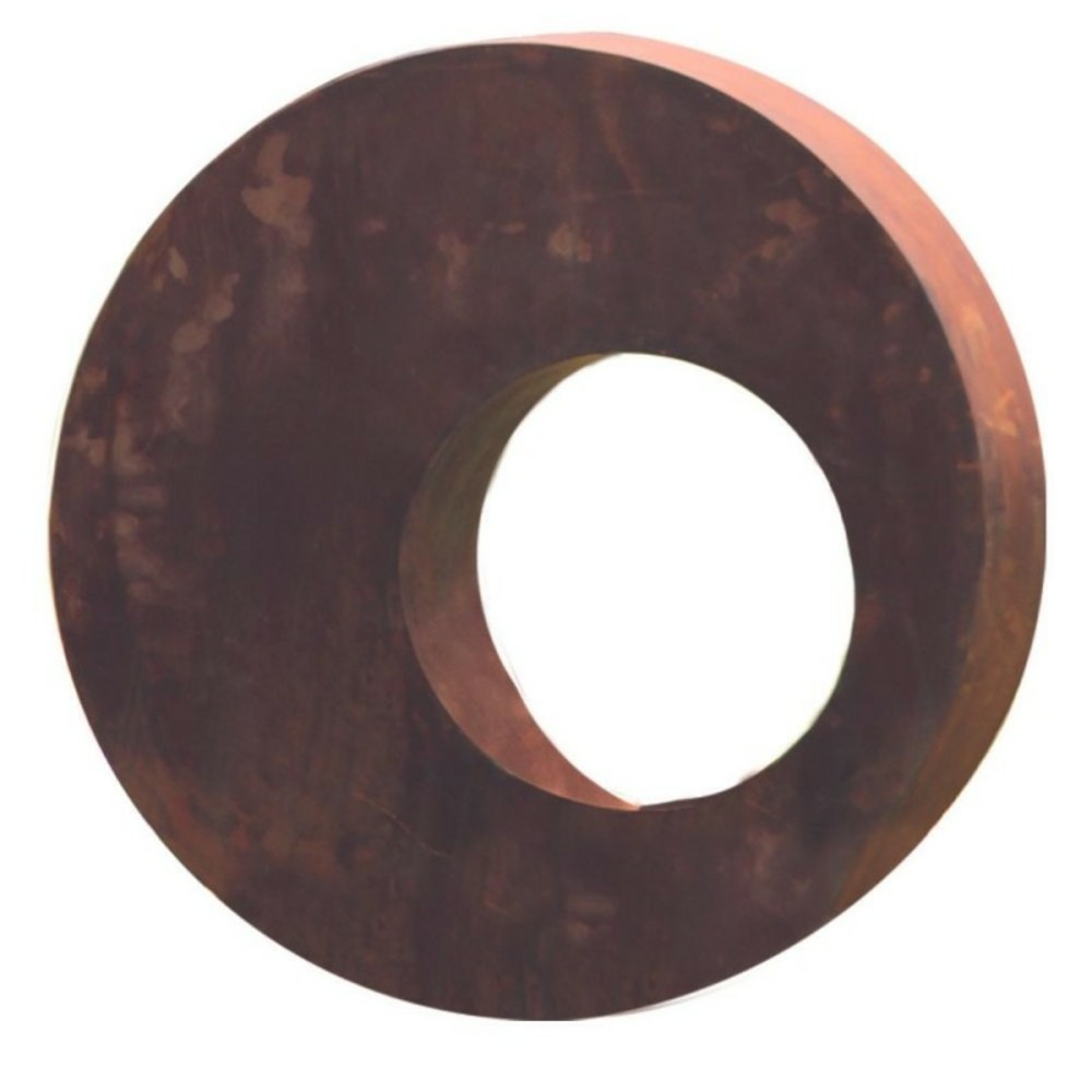 Déco jardin bulle métal rouillé - rouille 40 cm