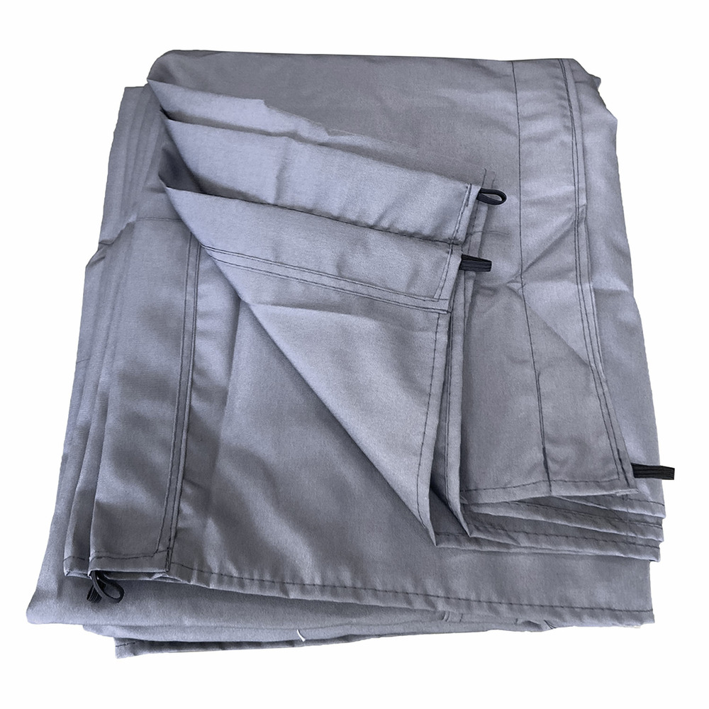 Toile pour pergola autoportante 3 × 3m cassis grise