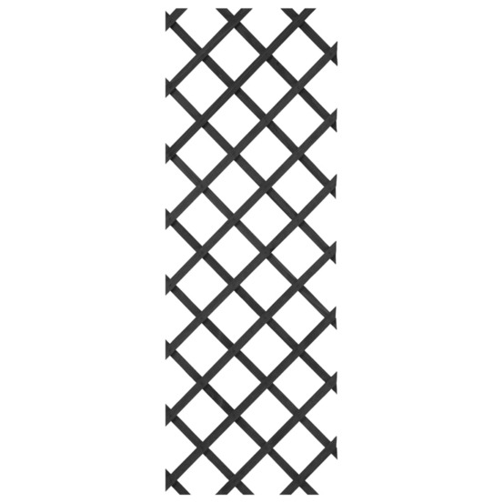 Treillis de jardin 50x150 cm bois anthracite