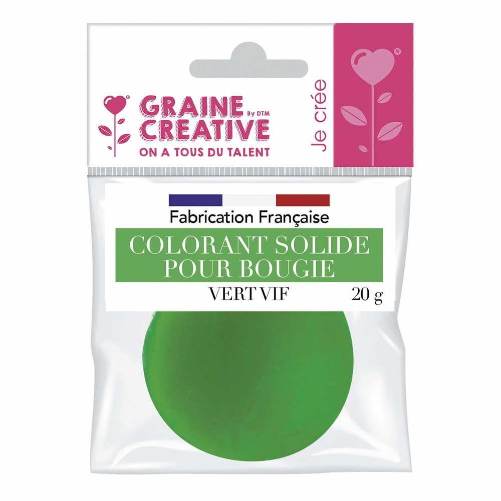 Colorant solide pour bougie 20 g vert