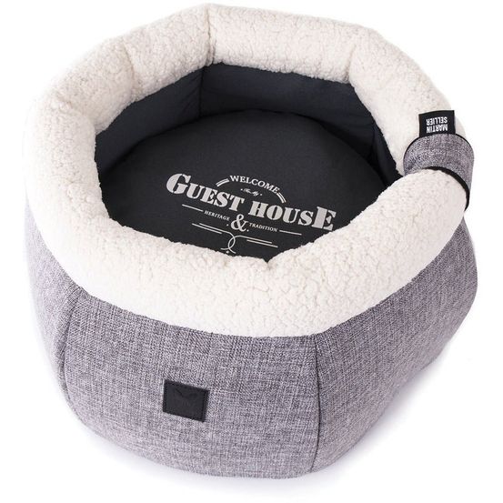 Corbeille-panier pour chiens et chats avec rebords élevés