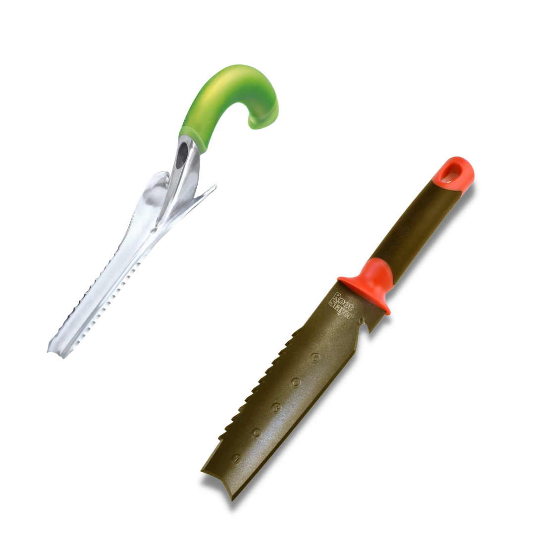 Désherbeur ergonomique + couteau de sol à main - outils de qualité supérieure