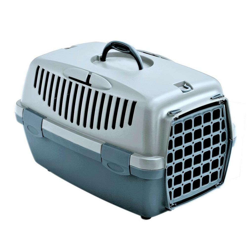 Cage gulliver 1, bleu arctique 48 x 32 x 31 cm, transport chien max 6 kg