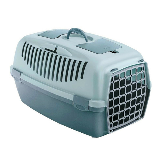 Cage gulliver 2, bleu arctique 36 x 55 x 35 cm, transport pour chien max 8