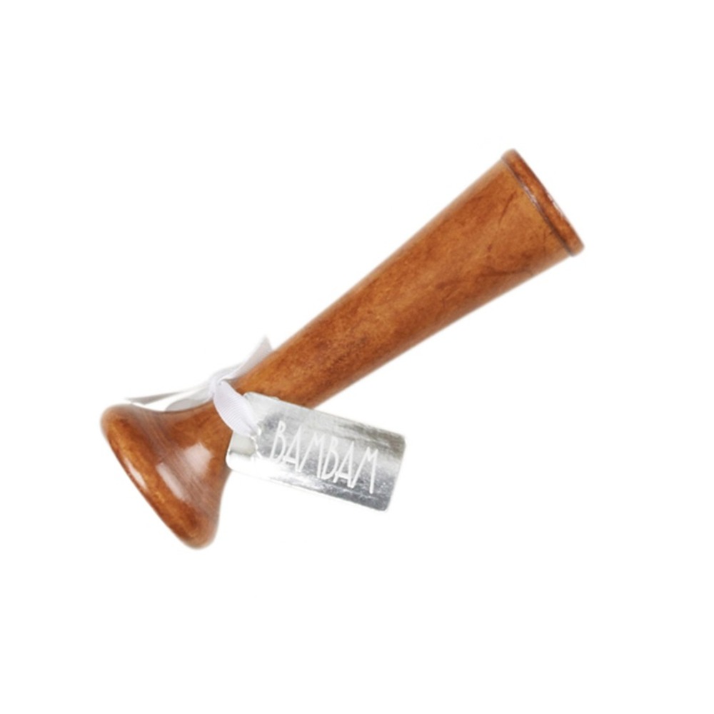 Corne écoute bébé en bois teinté