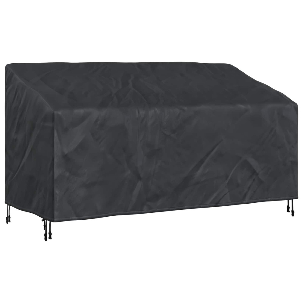 Housse de banc de jardin 185 x 85 x 65 / 94 cm tissu oxford 420d