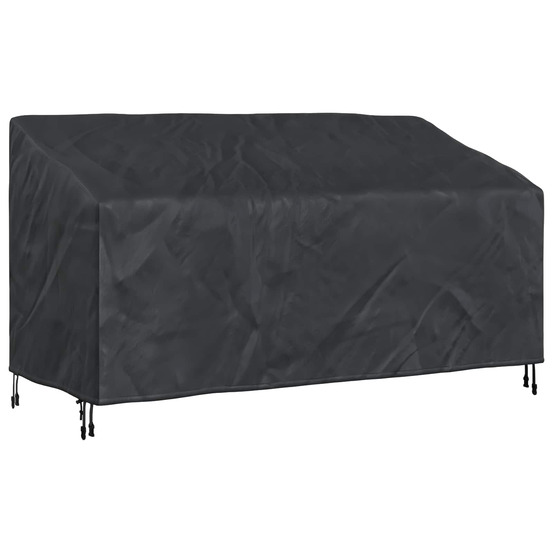 Housse de banc de jardin 185 x 85 x 65 / 94 cm tissu oxford 420d
