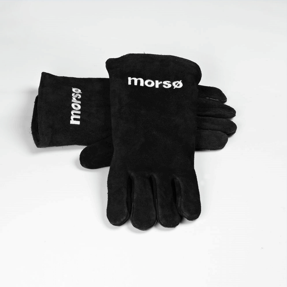 Paire de gants en cuir pour barbecue - morso