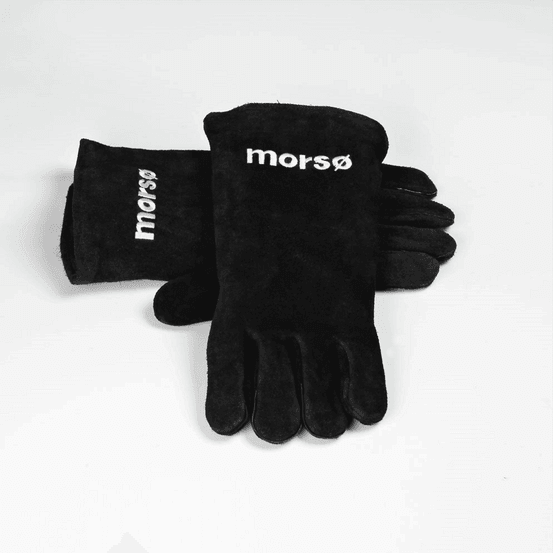 Paire de gants en cuir pour barbecue - morso