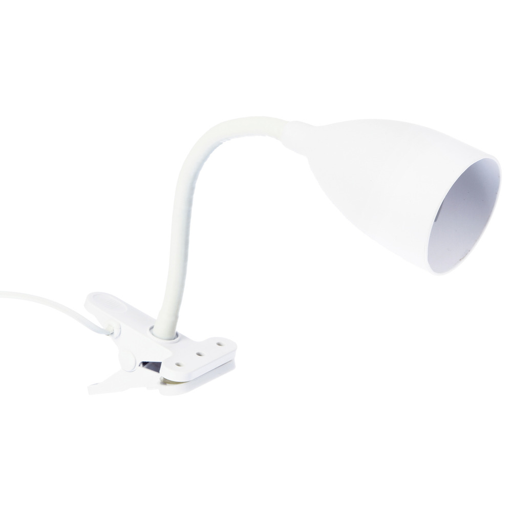 Lampe pince sily h 43 cm blanc - atmosphera