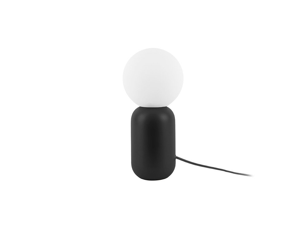 Lampe de table en métal gala - noir - ø 15 x 32 cm