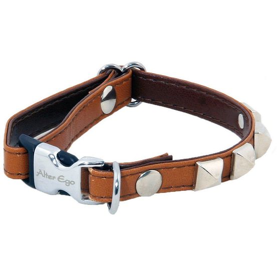 Collier pour petits chiens en croûte d'agneau souple alter ego