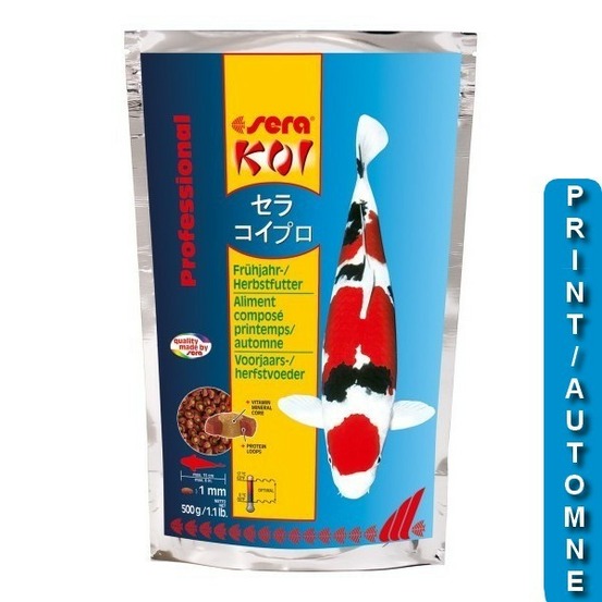 Printemps/ automne 500g sera koi professional aliment composé