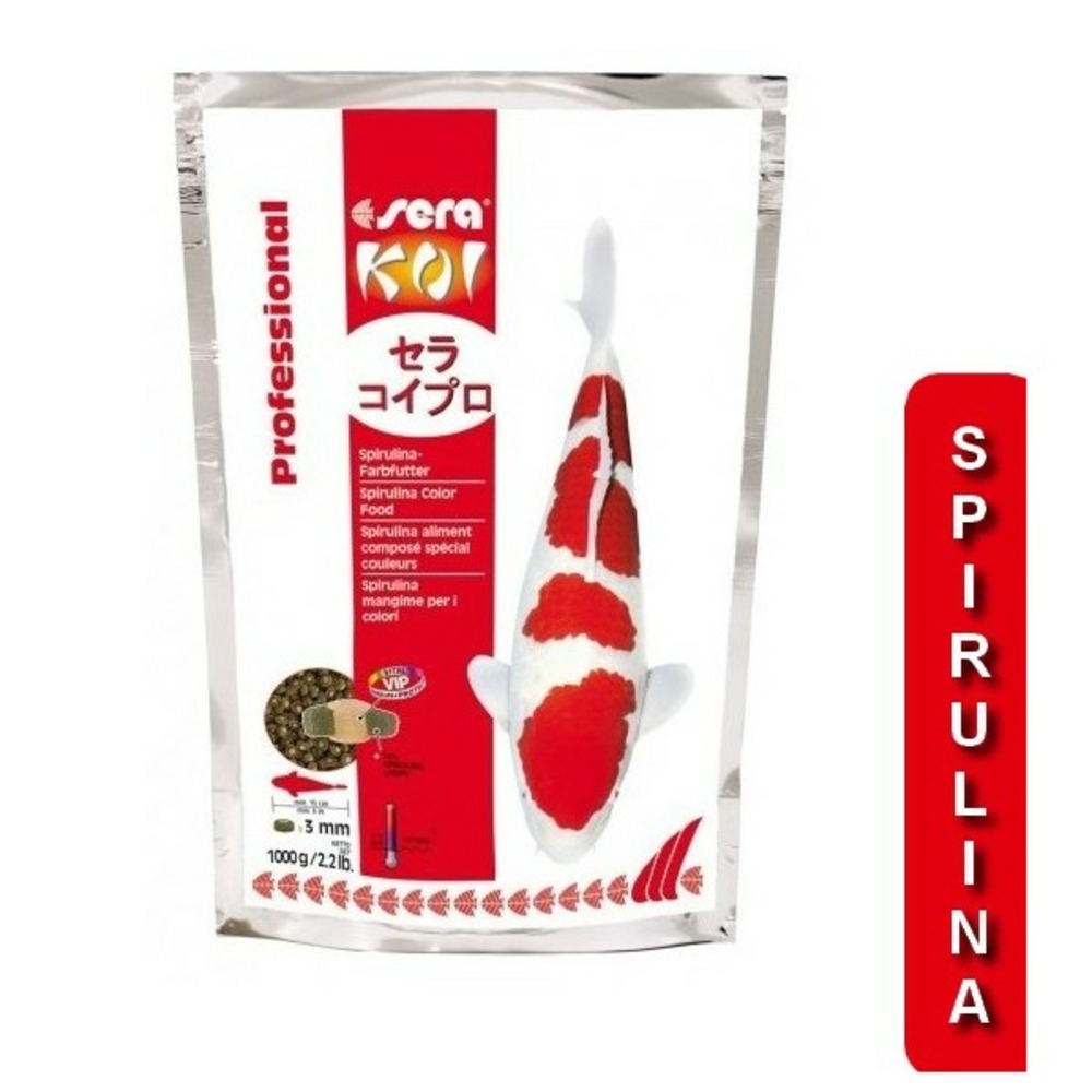 Spirulina 1 kg sera koi professional aliment composé spécial couleurs