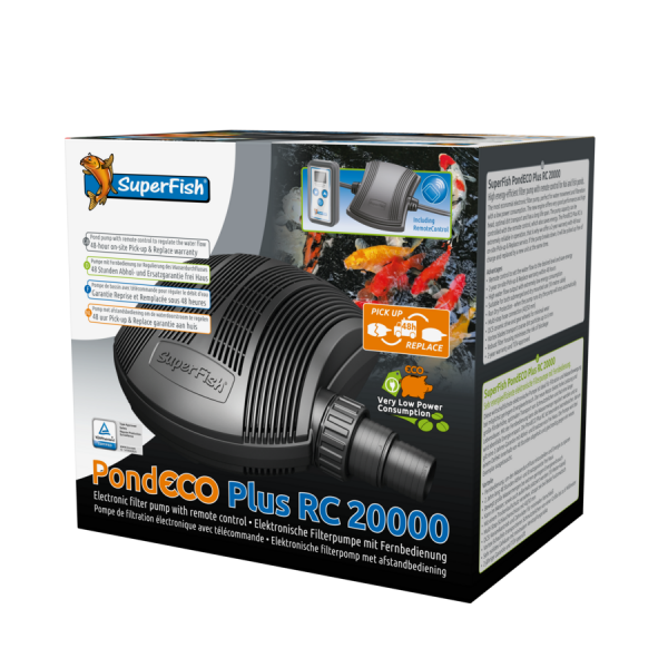Pond eco plus rc 20000 variateur (11000 à 19500 l/h)