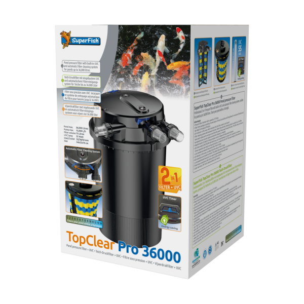 Superfish filtre topclear pro 36000 uvc55w