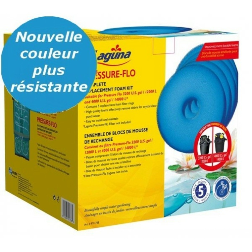 Mousses 12000 ou 14000 pressure flo