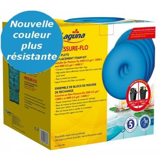 Mousses 12000 ou 14000 pressure flo