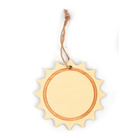 Suspension soleil en bois à décorer ø 12 cm