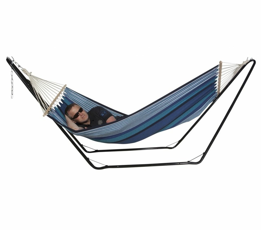 Steely bluestripe : hamac avec support