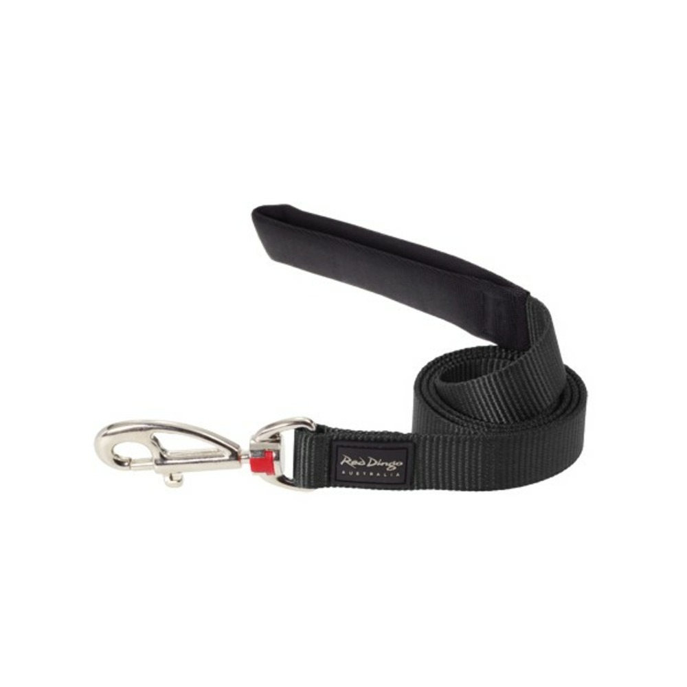 Laisse confort basic noire t4