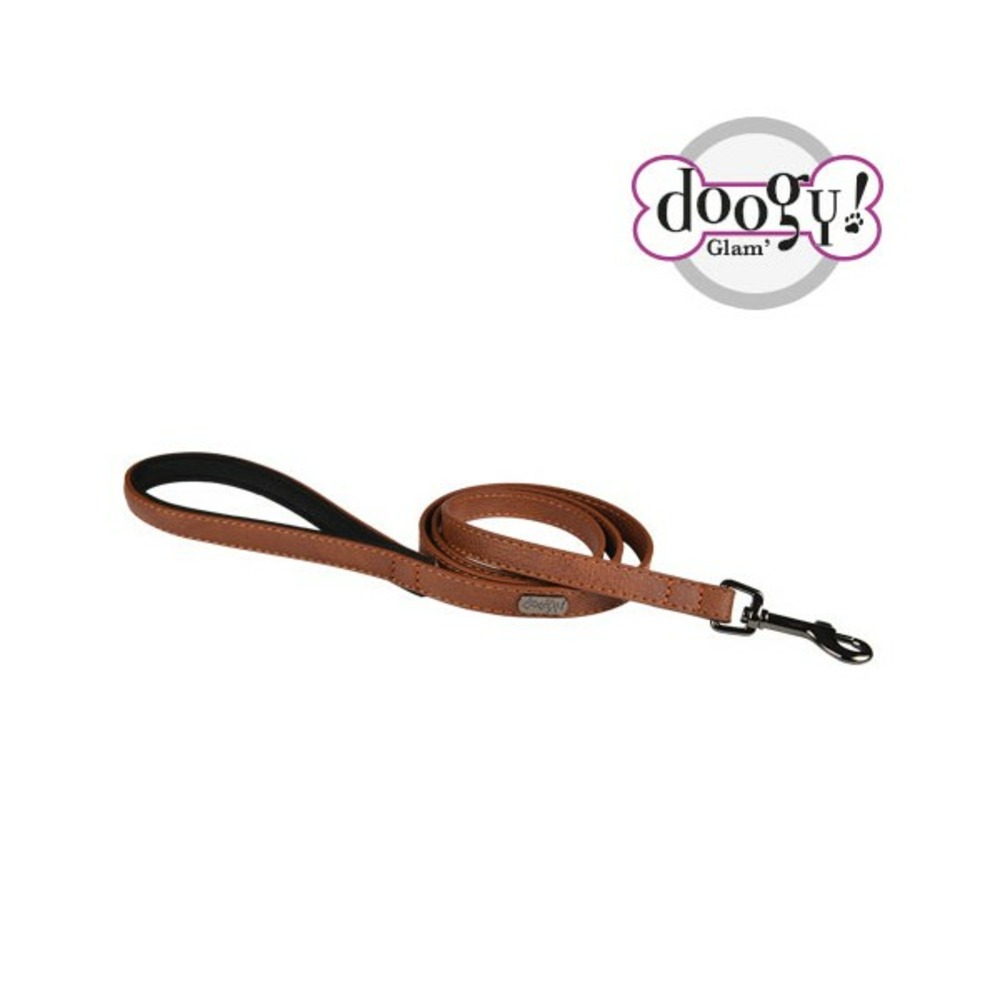 Laisse simili basics marron t2