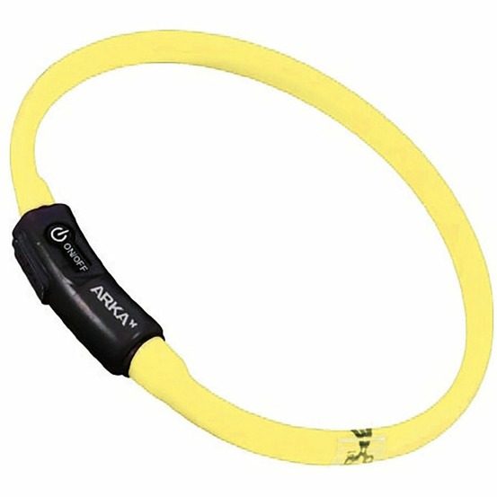 Collier led tube lumineux pour chiens arka haok : un collier innovant