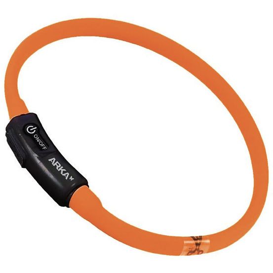 Collier led tube lumineux pour chiens arka haok : un collier innovant