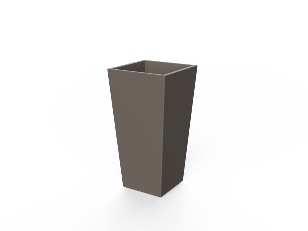 Pot de fleurs melisa 40 topo opaque 40x40x90cm