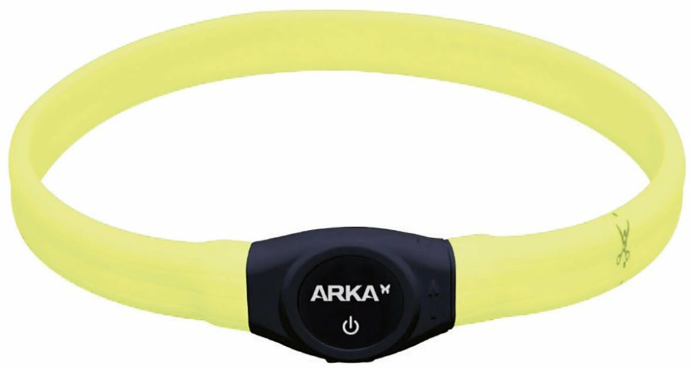 Arka haok - collier led plat lumineux pour chiens arka haok