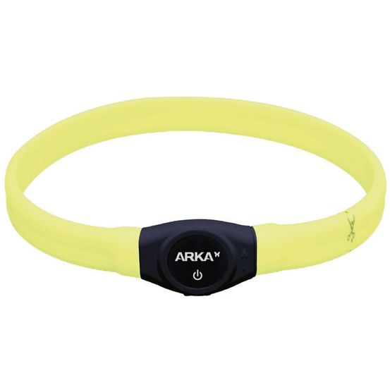 Arka haok - collier led plat lumineux pour chiens arka haok