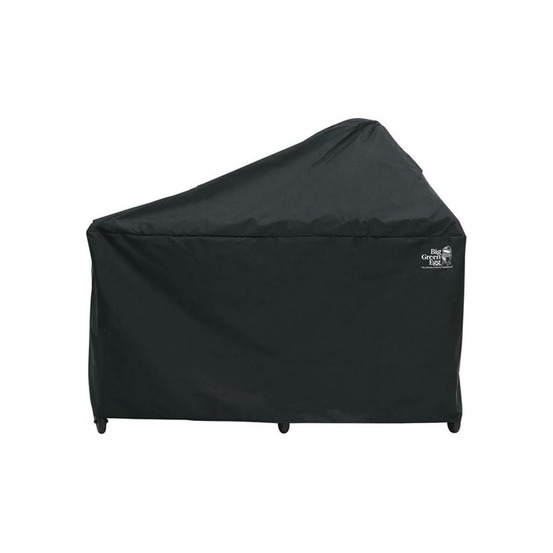 BIG GREEN EGG - Housse de protection Big Green Egg Large sur table eucalyptus
