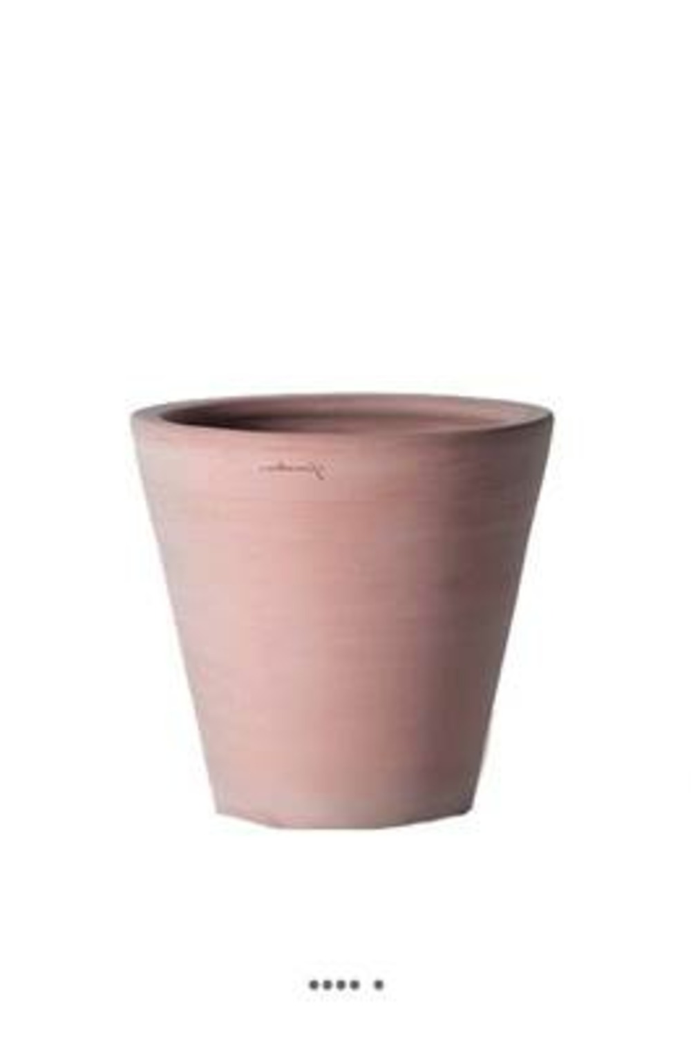 Petit cuvier haut contemporain en terre cuite, h 10, d 10 cm terre cuite - dimha