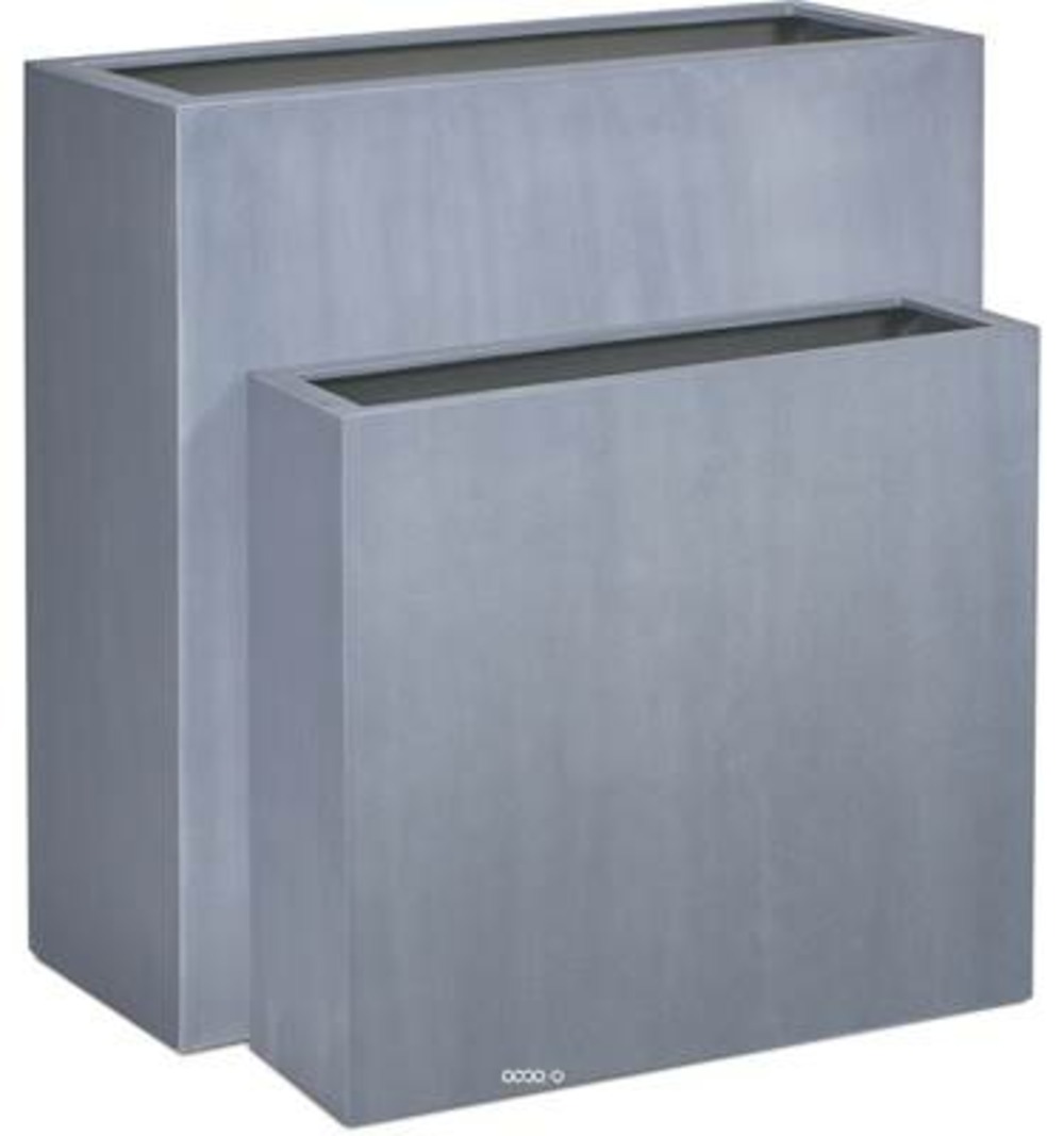 Bac fibres de verre et plastique renforcé long 69 x l 26 cm h 64 cm ext. Claustr