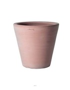 Vase contemporain évasé en terre cuite, h 32 cm, d 31 cm terre cuite - dimhaut: