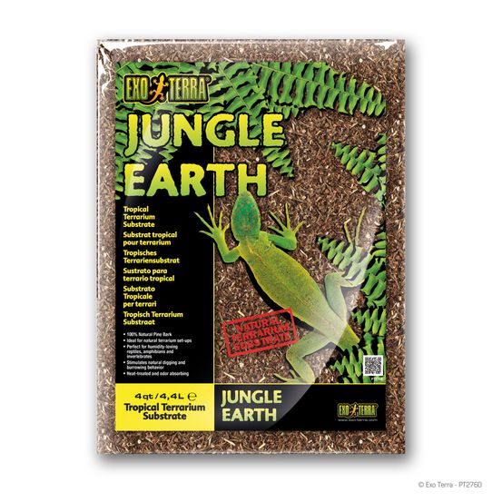 Substrat naturel jungle earth terrariums 26.4l