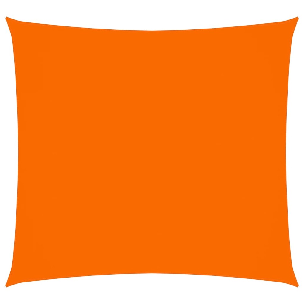 Voile de parasol tissu oxford carré 5x5 m orange