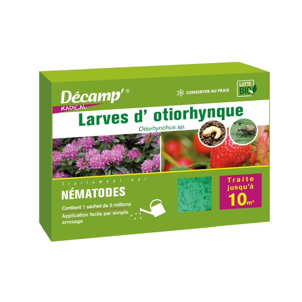 Nématodes Contre Otiorhynques - Traitement Biologique Larves - 25 Millions Pour 10m² - Décamp