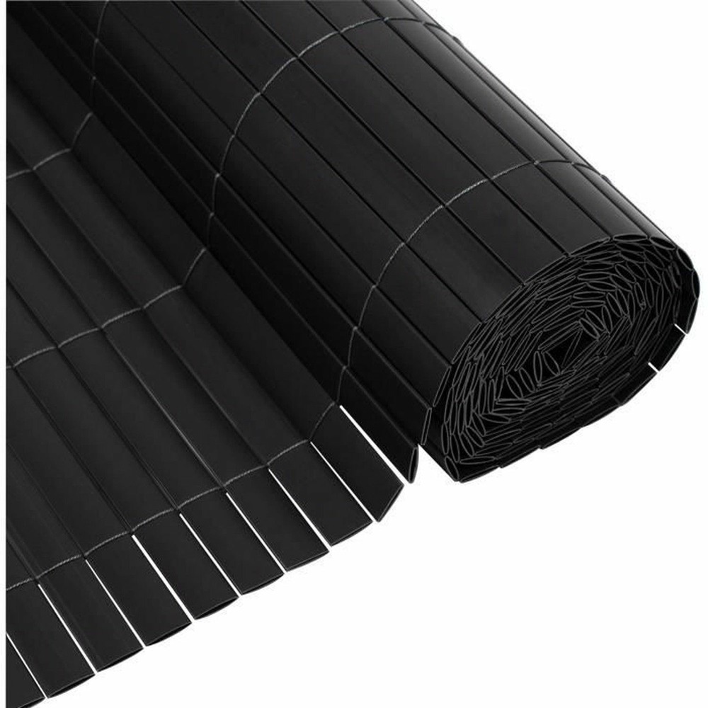 Canisse pvc double face 1 x 3 m - 1600 g/ m² - occultant 4/5 anti-uv - anthracite